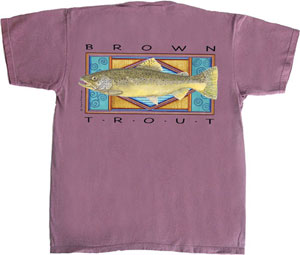 Flying Fisherman Brown Trout T-Shirt